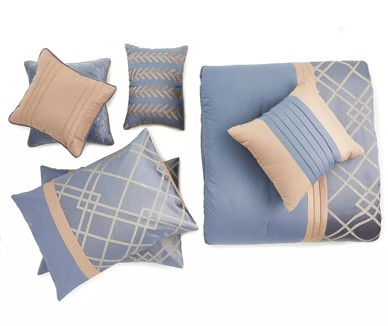 Broyhill Corinth Denim Geo 8-Piece Comforter Set 3 Broyhill Corinth Denim Geo 8-Piece Comforter Set - Image 3