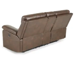 Wellsley Leather Power Reclining Console Loveseat -Broyhill 810469259 6