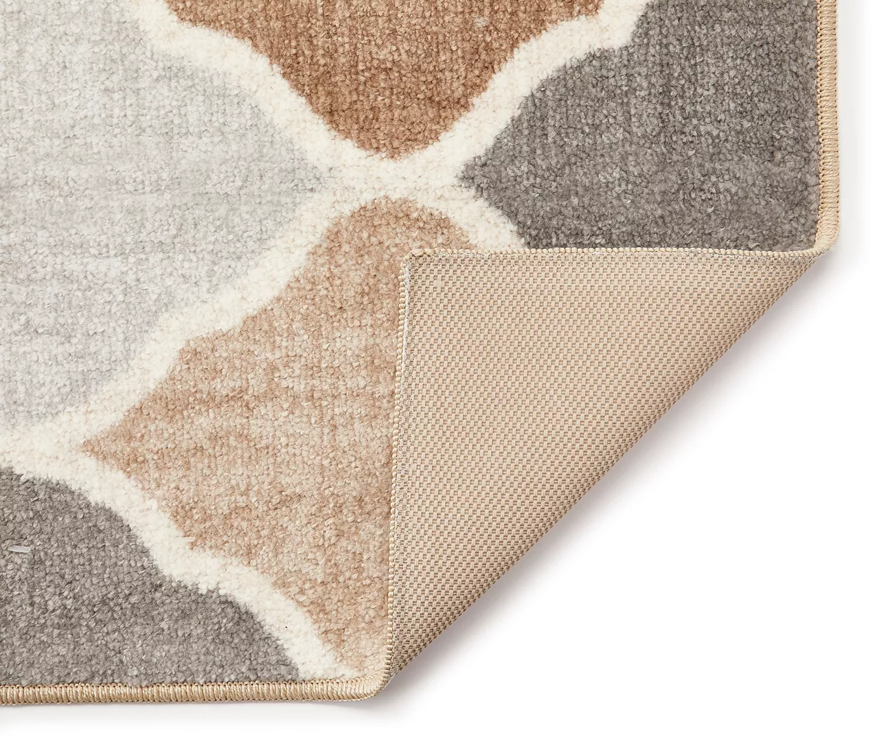 Broyhill Brown & Gray Lattice Mosaic Area Rug 3 Broyhill Brown & Gray Lattice Mosaic Area Rug - Image 3