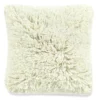 Harper Shag Ivory Throw Pillow