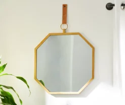 Gold Framed Octagonal Hanging Mirror 8 Gold Framed Octagonal Hanging Mirror -Broyhill 810498384 9