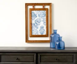 Double-Framed Blue Damask Hanging Wall Decor 6 Double-Framed Blue Damask Hanging Wall Decor -Broyhill 810498387 2