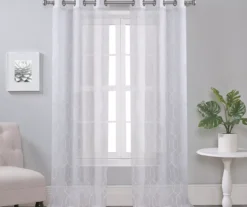 Broyhill Geo Sheer Grommet Curtain Panel Pair -Broyhill 810507477