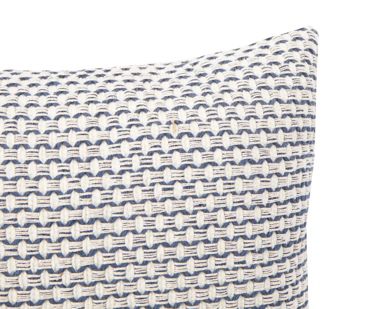 Elijah Blue Textured Throw Pillow 4 Elijah Blue Textured Throw Pillow - Image 4