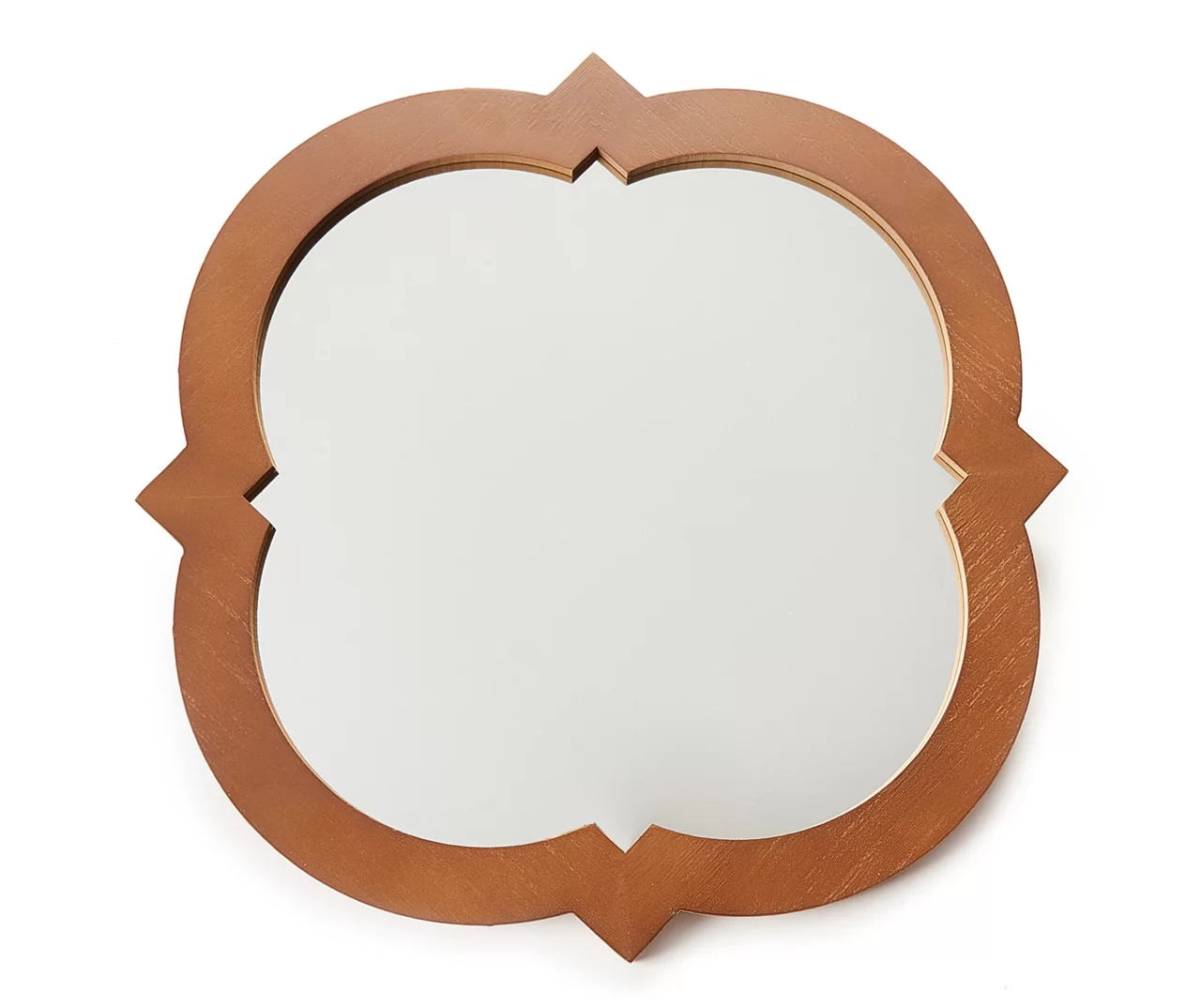 Brown Wooden Wall Mirror 1 Brown Wooden Wall Mirror