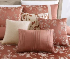 Broyhill Kirkwale Rust Floral Jacquard 8-Piece Comforter Set -Broyhill 810515916 3