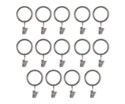 Legacy Antique Pewter Curtain Rod Clip Rings, 14-Pack -Broyhill 810524292 3