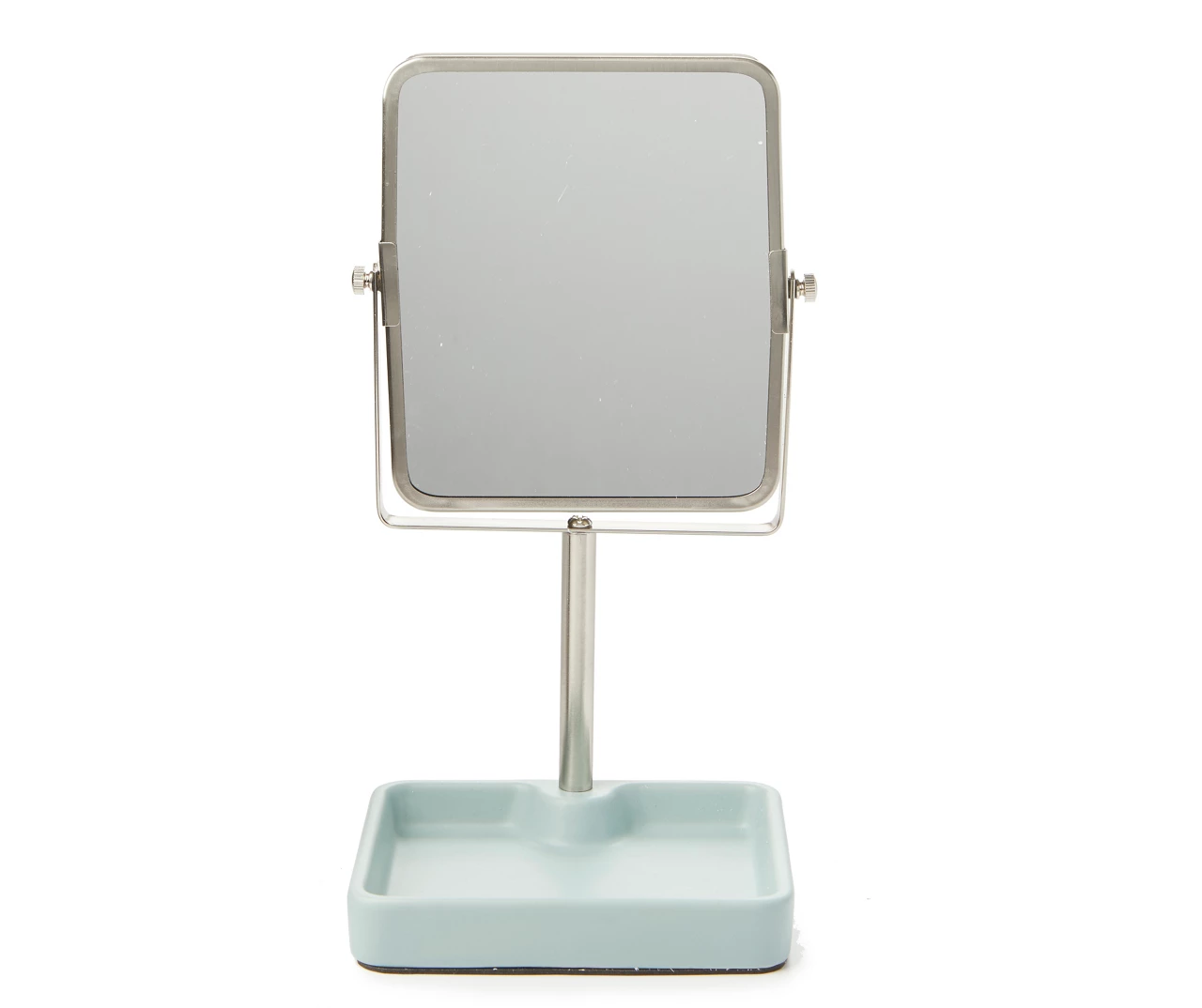 Slate Blue Glaze Square Tray Mirror 1 Slate Blue Glaze Square Tray Mirror