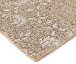 Sandpointe Tan & Ecru Damask Outdoor Area Rug, (5' X 7') 8 Sandpointe Tan & Ecru Damask Outdoor Area Rug, (5' X 7') -Broyhill 810546500 810546501 810546502 3