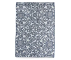 Broyhill Sandpointe Cobalt & Ecru Damask Outdoor Area Rug 17 Broyhill Sandpointe Cobalt & Ecru Damask Outdoor Area Rug -Broyhill 810546503 810546507