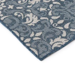 Broyhill Sandpointe Cobalt & Ecru Damask Outdoor Area Rug 11 Broyhill Sandpointe Cobalt & Ecru Damask Outdoor Area Rug -Broyhill 810546507 810546506 810546505 810546504 810546503 3