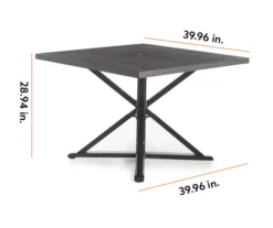 Broyhill Autumn Cove Wood Look Square Steel Patio Dining Table -Broyhill 810553658 99 2