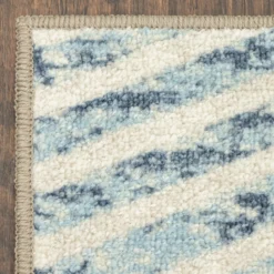 Broyhill Blue & Brown Modern Angles Accent Rug -Broyhill 810557653 4