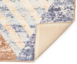 Broyhill Blue & Brown Modern Angles Accent Rug -Broyhill 810557653 810557655 1