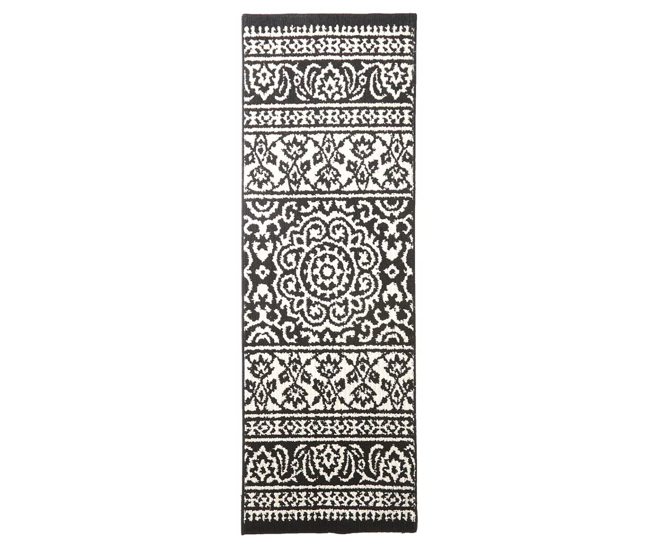 Broyhill Black & White Ornate Fascination Accent Rug 2 Broyhill Black & White Ornate Fascination Accent Rug - Image 2