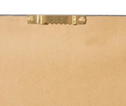 Light Blue Shell Fringe-Trim Framed Wall Plaque -Broyhill 810561166 810561162 810561165 2