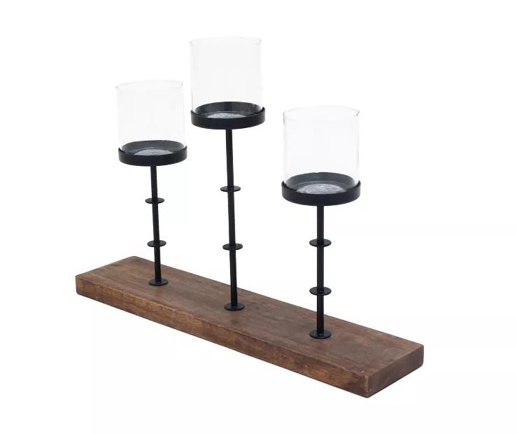 Black & Brown 3-Tier Votive Holder 2 Black & Brown 3-Tier Votive Holder - Image 2