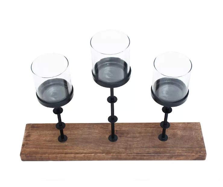 Black & Brown 3-Tier Votive Holder 3 Black & Brown 3-Tier Votive Holder - Image 3