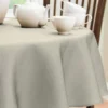 Broyhill Antique White Fabric Tablecloth