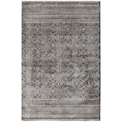 Colin Dark Blue & Whitecap Geometric Area Rug, (8' X 10')