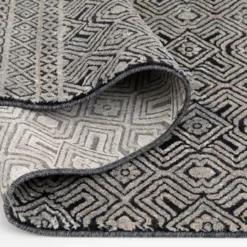 Colin Dark Blue & Whitecap Geometric Area Rug, (8' X 10') 10 Colin Dark Blue & Whitecap Geometric Area Rug, (8' X 10') -Broyhill 810586497 810586493 810586501 5 1