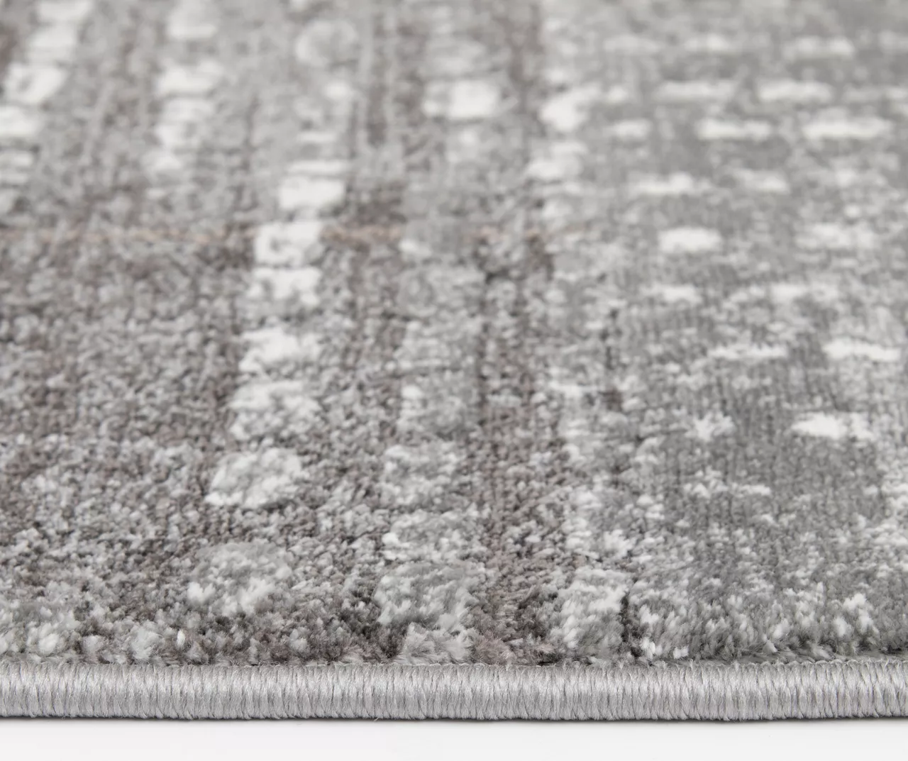 Hollyn Gunmetal Abstract Patchwork Area Rug, (5' X 7') 3 Hollyn Gunmetal Abstract Patchwork Area Rug, (5' X 7') - Image 3