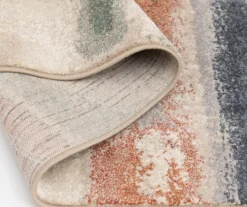 Hadlee Sand, Coral & Green Abstract Area Rug, (6' X 9') 11 Hadlee Sand, Coral & Green Abstract Area Rug, (6' X 9') -Broyhill 810586500 810586496 810586492 5 1