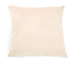 New Beginnings Brown Rice & White Loop Chenille Square Throw Pillow -Broyhill 810591653 A8 2