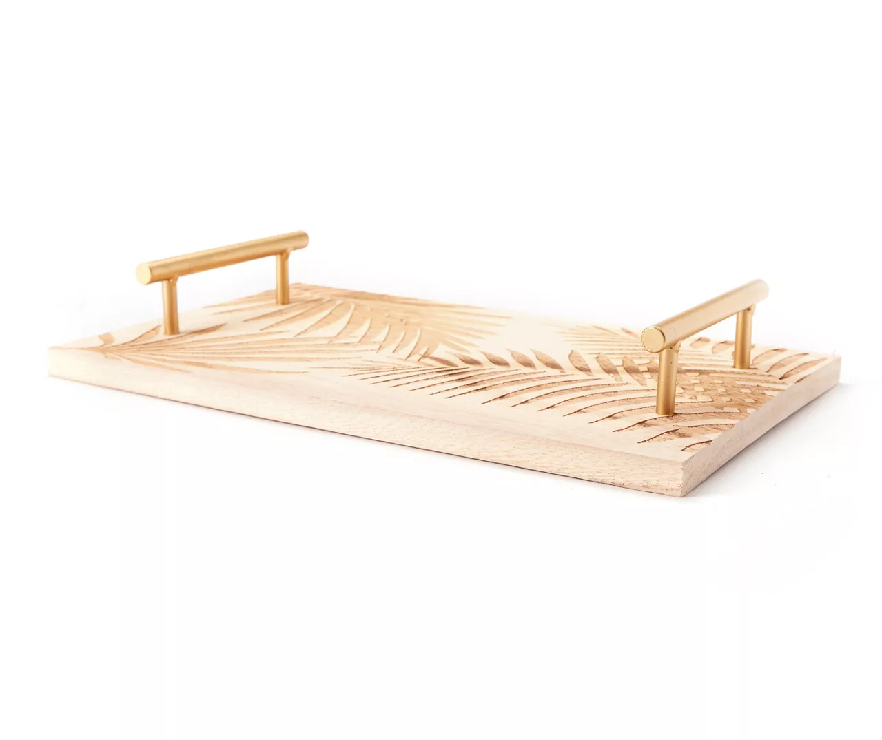 Wild Sedona Brown Etched Palm Wood Tray 1 Wild Sedona Brown Etched Palm Wood Tray