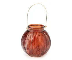 Wild Sedona Brown Round Glass Candle Holder