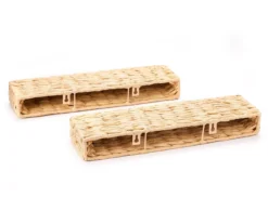 Natural Brown Woven Wall Shelf, 2-Pack -Broyhill 810602435 A2 3