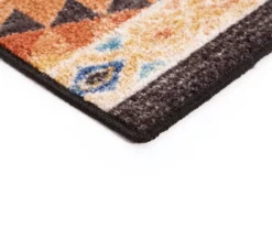 Broyhill Orange & Brown Geometric Accent Rug -Broyhill 810602766 810602765 A8 2