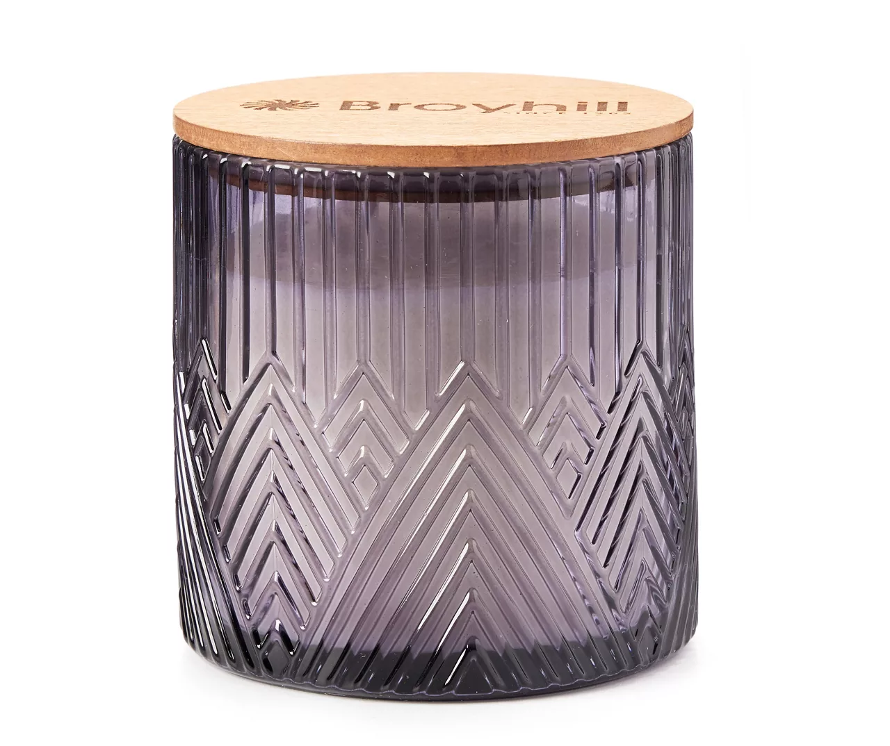 Blooming Magnolia & Lily Purple Geometric Glass Jar Candle, 16 Oz. 1 Blooming Magnolia & Lily Purple Geometric Glass Jar Candle, 16 Oz.