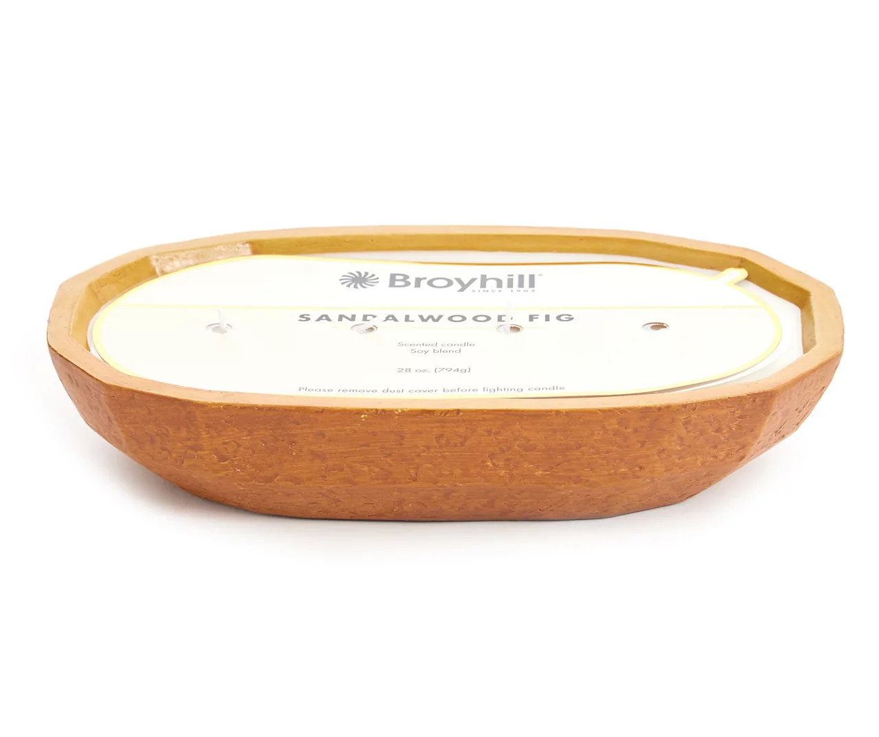 Sandalwood Fig 4-Wick Cement Candle, 28 Oz. 1 Sandalwood Fig 4-Wick Cement Candle, 28 Oz.