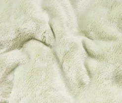 Sage Queen/King Plush Velvet Blanket -Broyhill 810609057 810609055 A8 2