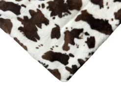 Cream & Brown Cow Print Faux Fur Full/Queen Comforter 8 Cream & Brown Cow Print Faux Fur Full/Queen Comforter -Broyhill 810617565 810617566 A8 3 1