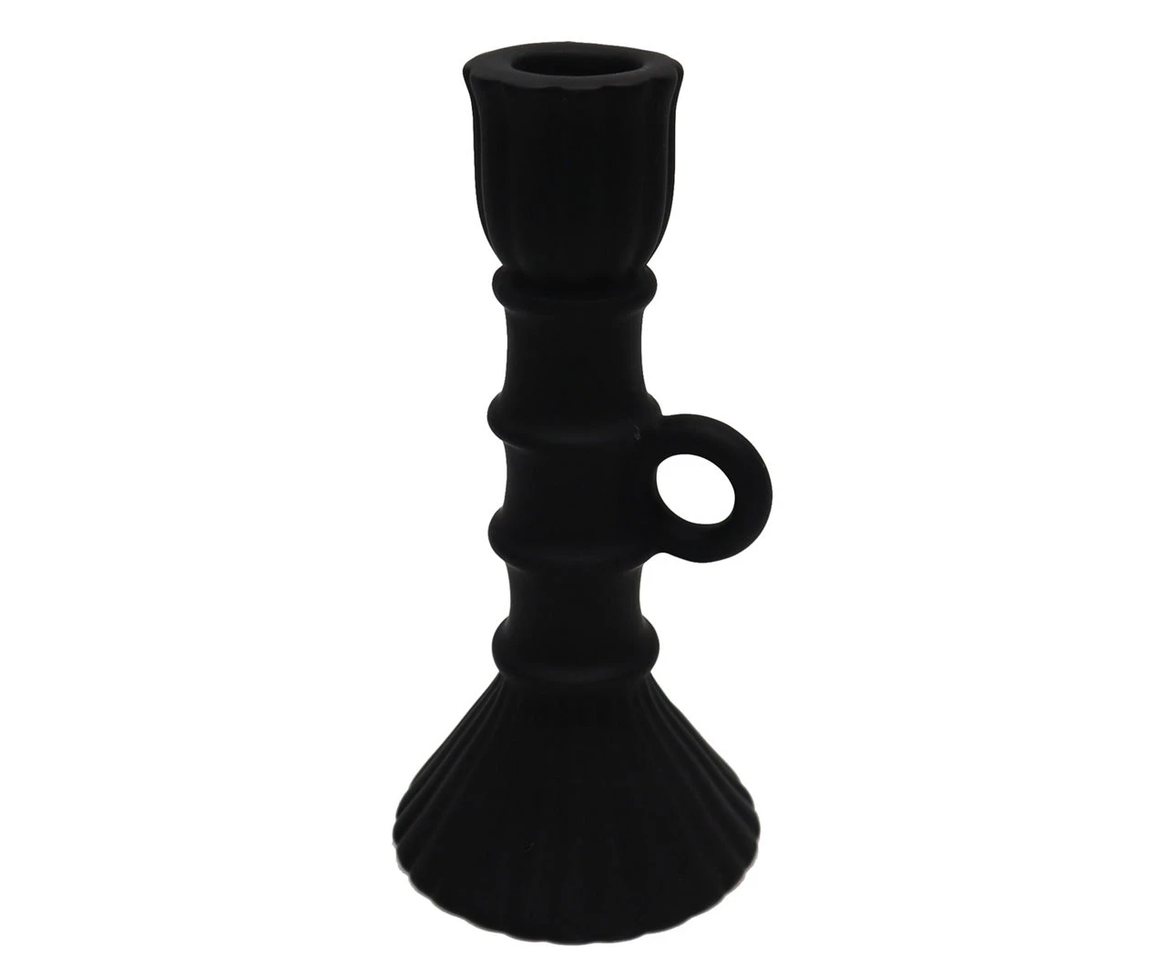 Broyhill Homeward Black Ceramic Taper Candle Holder 1 Broyhill Homeward Black Ceramic Taper Candle Holder